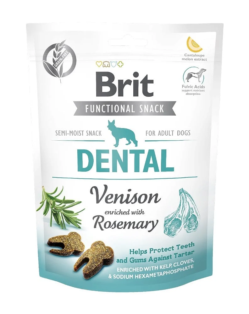 Recompense caini - BRIT Care Dog Functional Snack Dental, vânat și rozmarin 150 g