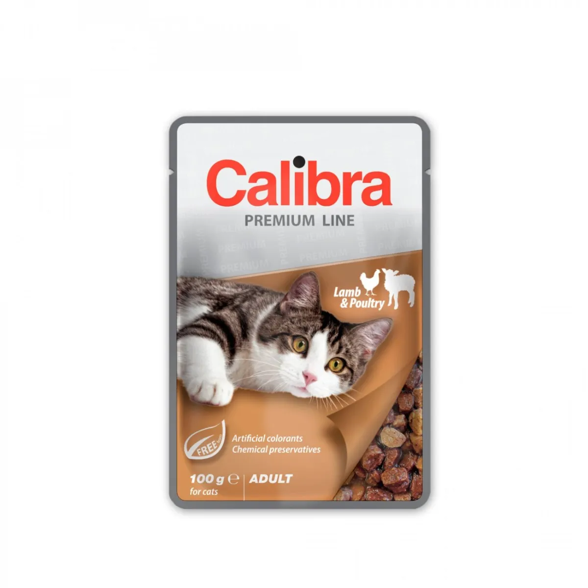 Pisici - CALIBRA Premium Line, Miel și Pasăre, plic hrană umedă pisici, (în suc propriu), 100g