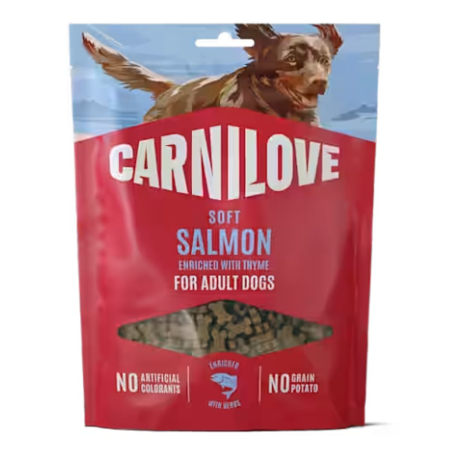 Recompense caini - Carnilove Dog Soft Snack Somon & Cimbru  200 g