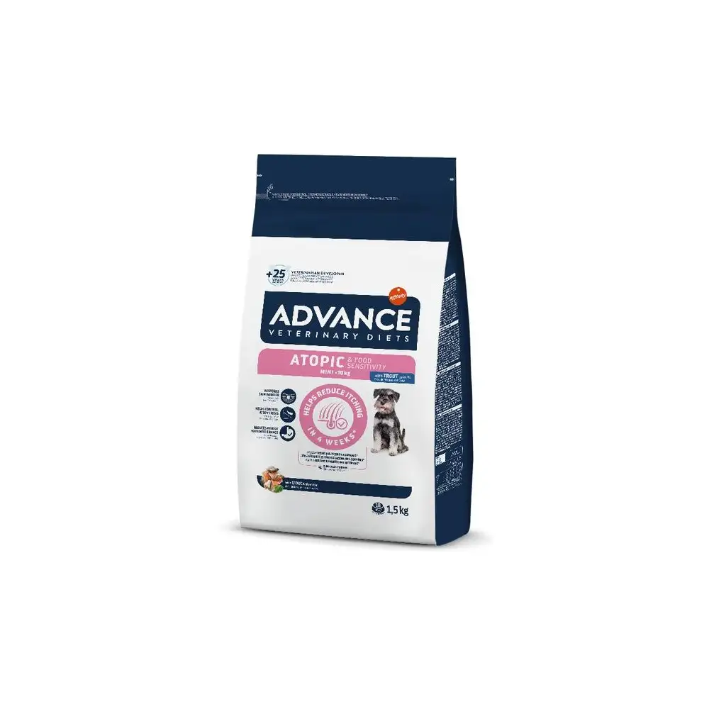 Diete caini - Hrana caini Advance Veterinary Diets Atopic Derma Care Mini Pastrav - 1.5 kg