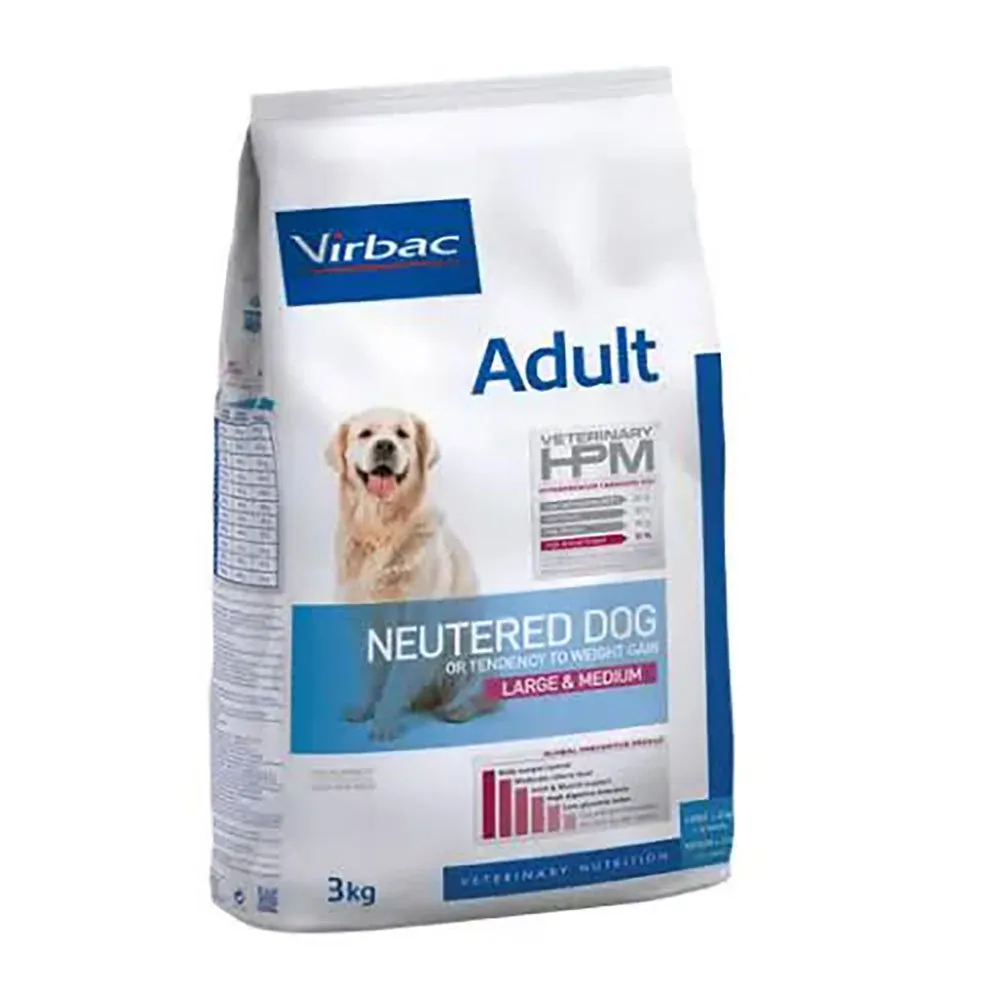 Caini - Hrana pentru caini, Virbac Adult Neutered dog Large and Medium 3 kg