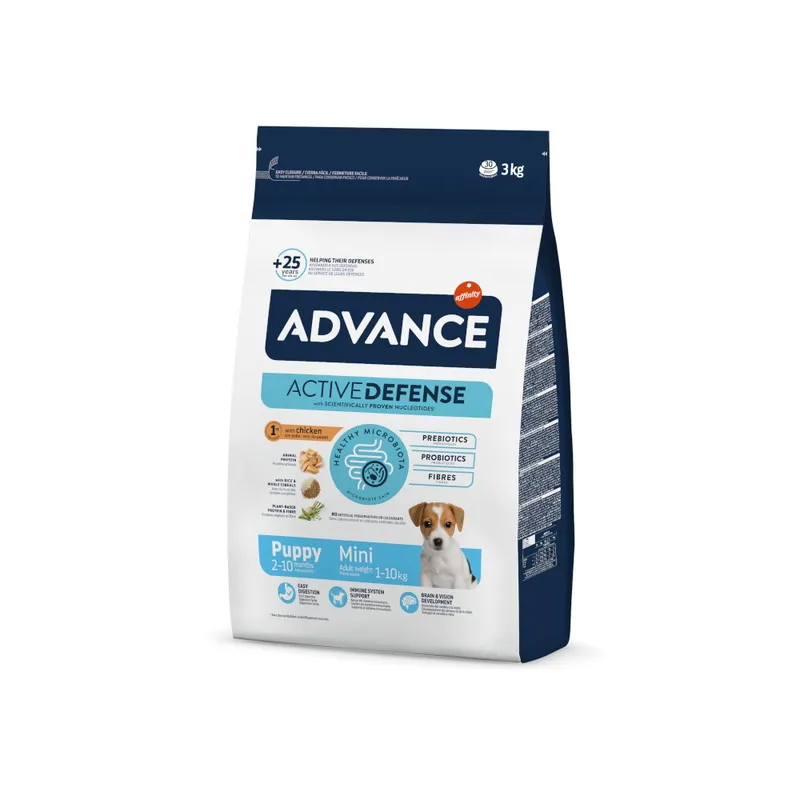 Juniori caini - Hrana uscata pentru caini Advance Mini Puppy Protect, 3 Kg