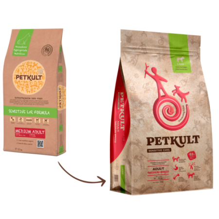 Caini - Hrana uscata pentru caini Petkult Sensitive Care Adult Medium Miel&Orez 12kg