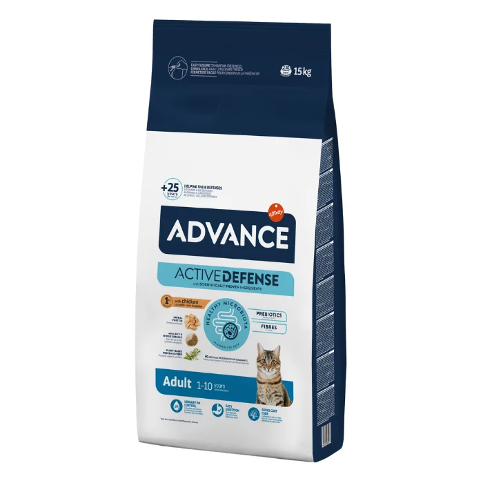 Pisici - Hrana uscata pentru pisici Advance, Pui si orez, 15 kg