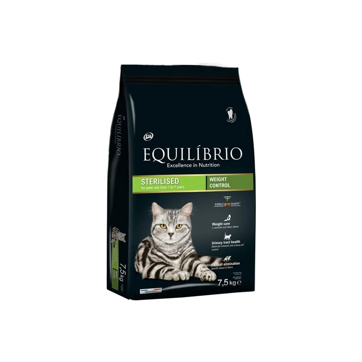 Hrana uscata pisici - Hrana uscata pentru pisici Equilibrio Sterilised 7.5 kg
