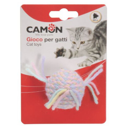 Accesorii pisici - Jucarie pentru Pisici Camon Minge cu Clopotel 4 cm