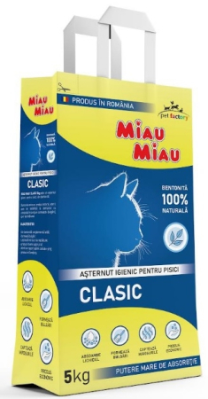 Igiena pisici - MIAU MIAU Asternut igienic Clasic 5KG