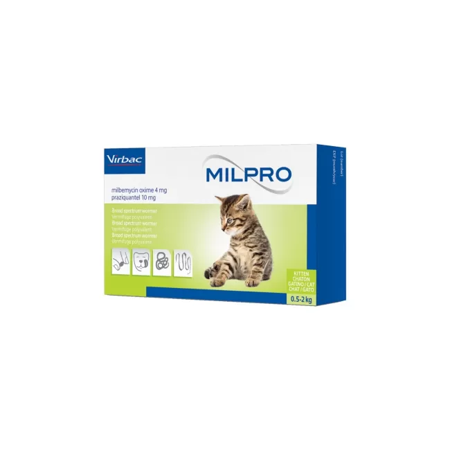 Produse deparazitare - Milpro 4/10mg Kitten -  tablete