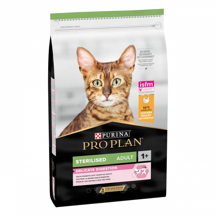 Hrana pisici - Pro Plan Cat Adult Sterilised Delicate Digestion Pui 1.5kg