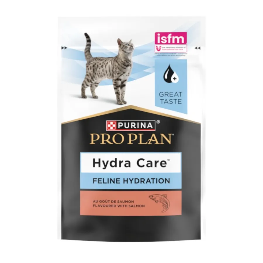Vitamine suplimente pisici - Purina PRO PLAN, Hydra Care cu Somon, Supliment de hidratare pentru pisici, 75g