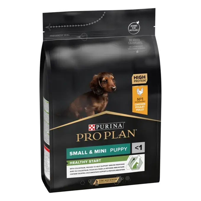Juniori caini - PURINA PRO PLAN PUPPY Healthy Start, Talie Mică și Foarte Mică, Pui 3 kg