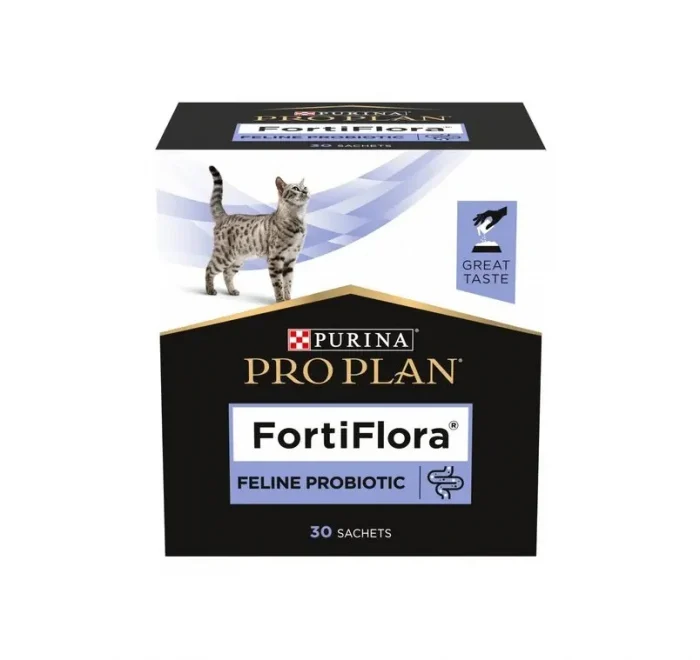 Vitamine suplimente pisici - Purina Pro Plan Veterinary Diets FortiFlora Feline plic x 30