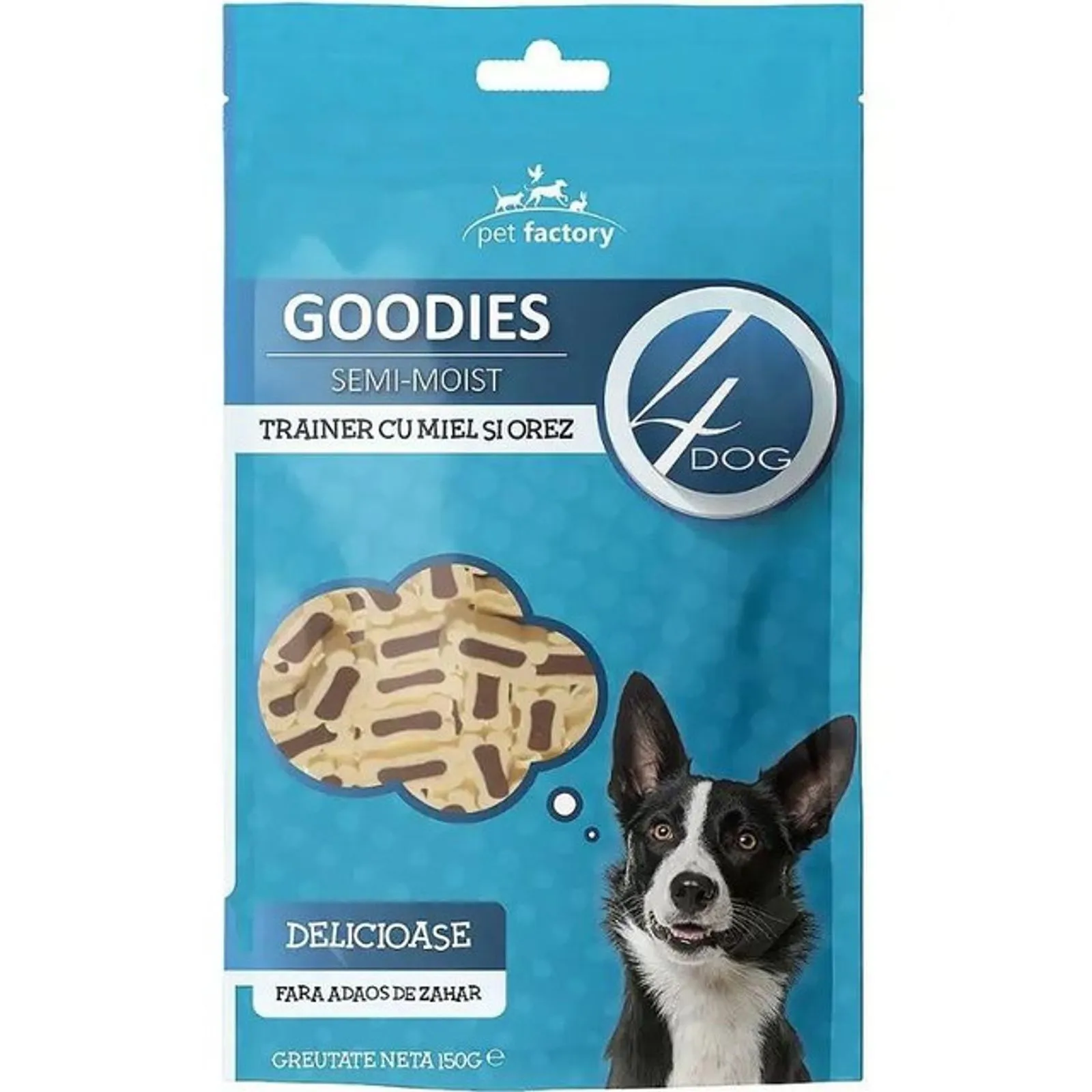 Recompense caini - Recompense caini, cu miel si orez, 150 g, 4DOG Trainer