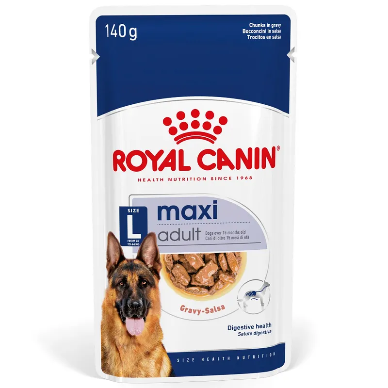 Hrana umeda caini - Royal Canin Maxi Adult în sos 140 g