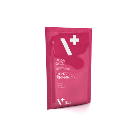 Igiena caini - Sampon Benzoic, plic15 ml