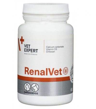 Vitamine suplimente pisici - Suplimente renale pentru caini si pisici RenalVet, Twist Off, 60 capsule