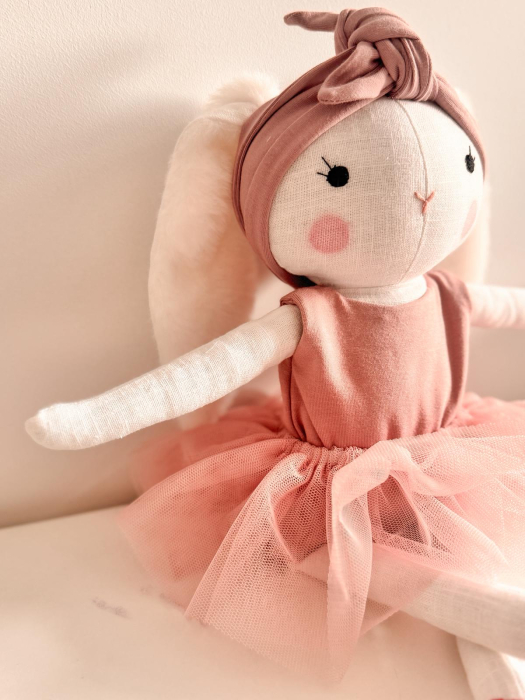 Iepurina Balerina costum mauve/tull roz [2]