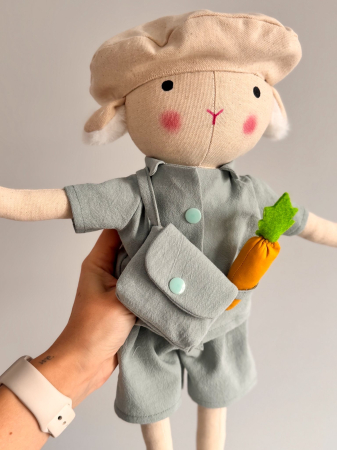 Iepurași de pluș - Iepurașul de pluș Fursec cu accesorii