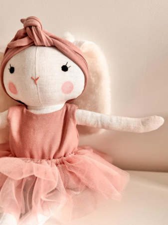 Iepurina Balerina costum mauve/tull roz [3]