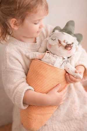 Iepurași de pluș - Set cadou Paște - Cuibușorul iepurașului