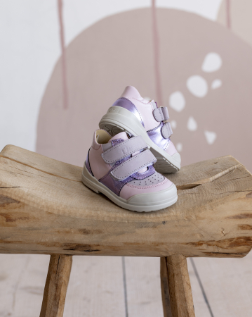 Pantofi cu talpă supinată - Pantofi fete roz-mov