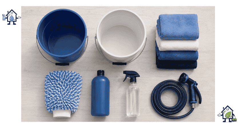 Echipament pentru spalare corecta masina - two bucket method si microfibra