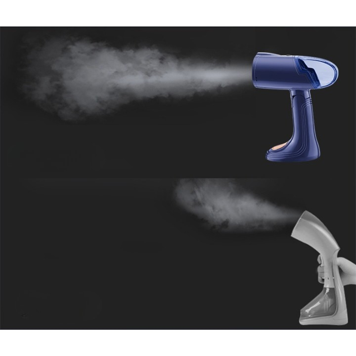 Aparat de calcat vertical portabil cu abur, putere 1500W, rezervor detasabil 138ml, pliabil, albastru [9]