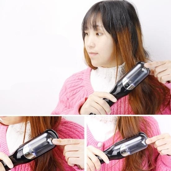 Aparat de reparare varfuri despicate, 2 in 1, cu ioni negativi, ABS+PC, mov [4]