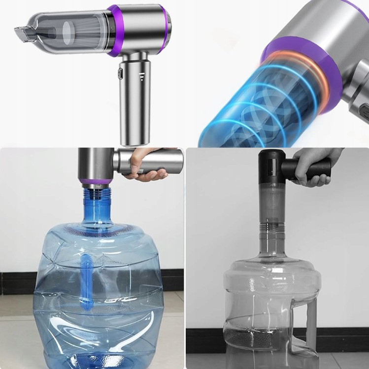 aspirator portabil auto 3 viteze incarcare rapida Tip-C [7]