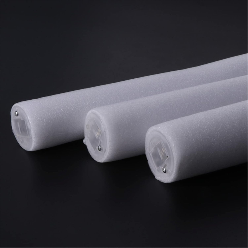 Bagheta cu led din burete, lumini multicolore, 48 x 4 cm, alb [2]