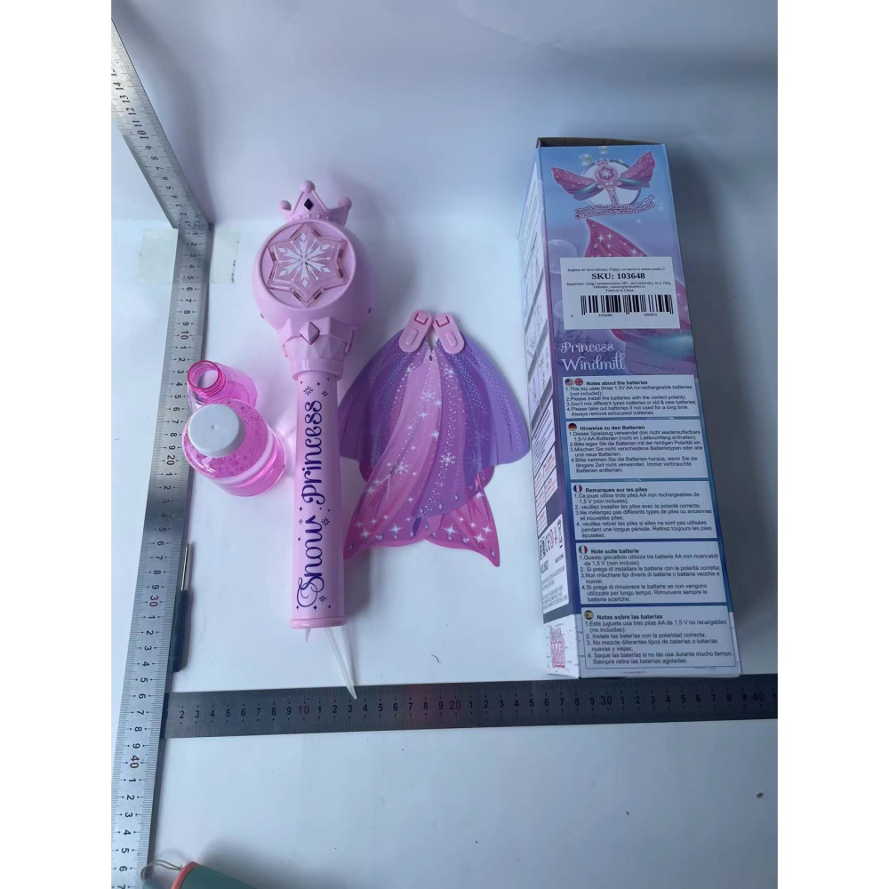 Bagheta pentru baloane de sapun, model 2, cu lumini si sunete, plastic usor [7]