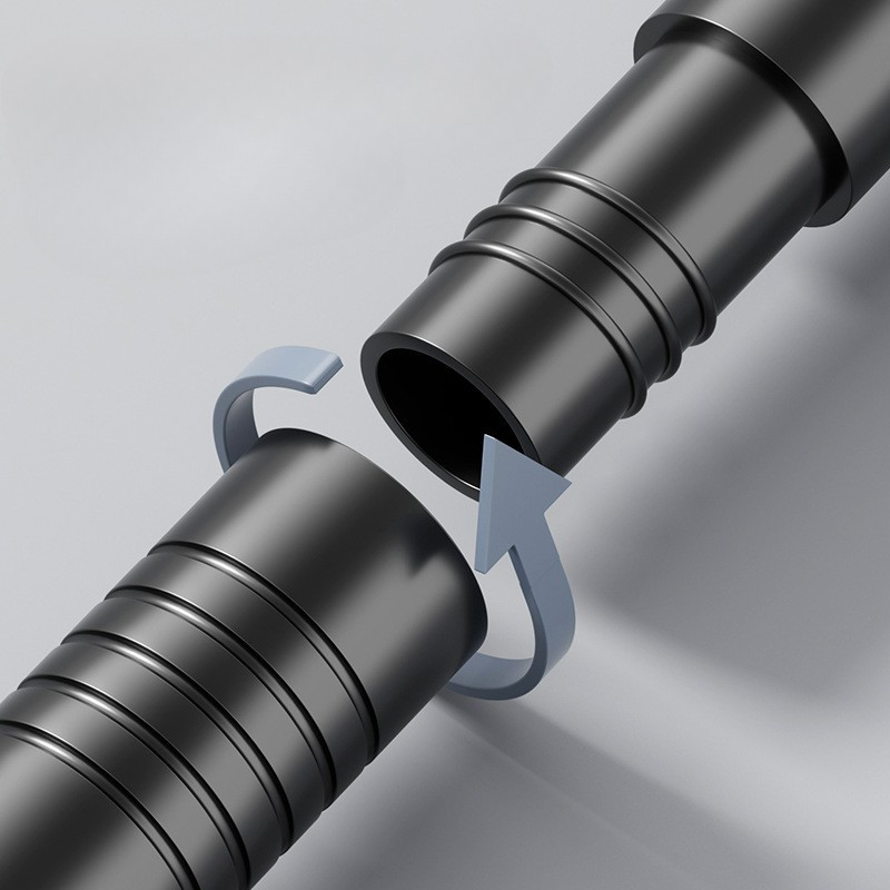 bara telescopica multifunctionala otel inoxidabil gri [7]