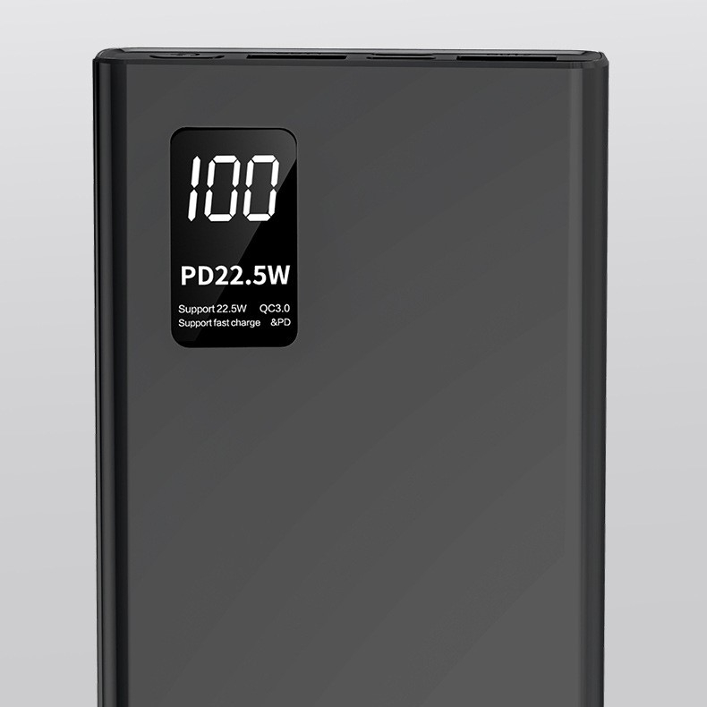 Baterie externa powerbank, ultra-subtire cu ecran digital, incarcare rapida Power Delivery, capacitate 10000 mAh [3]