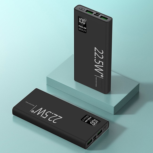 Baterie externa powerbank, ultra-subtire cu ecran digital, incarcare rapida Power Delivery, capacitate 10000 mAh [2]