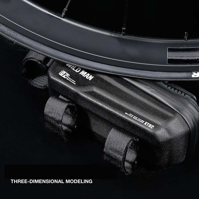 Borseta pentru bicicleta cu suport telefon, capacitate 1L, protectie waterproof, fixare in 3 locuri [10]