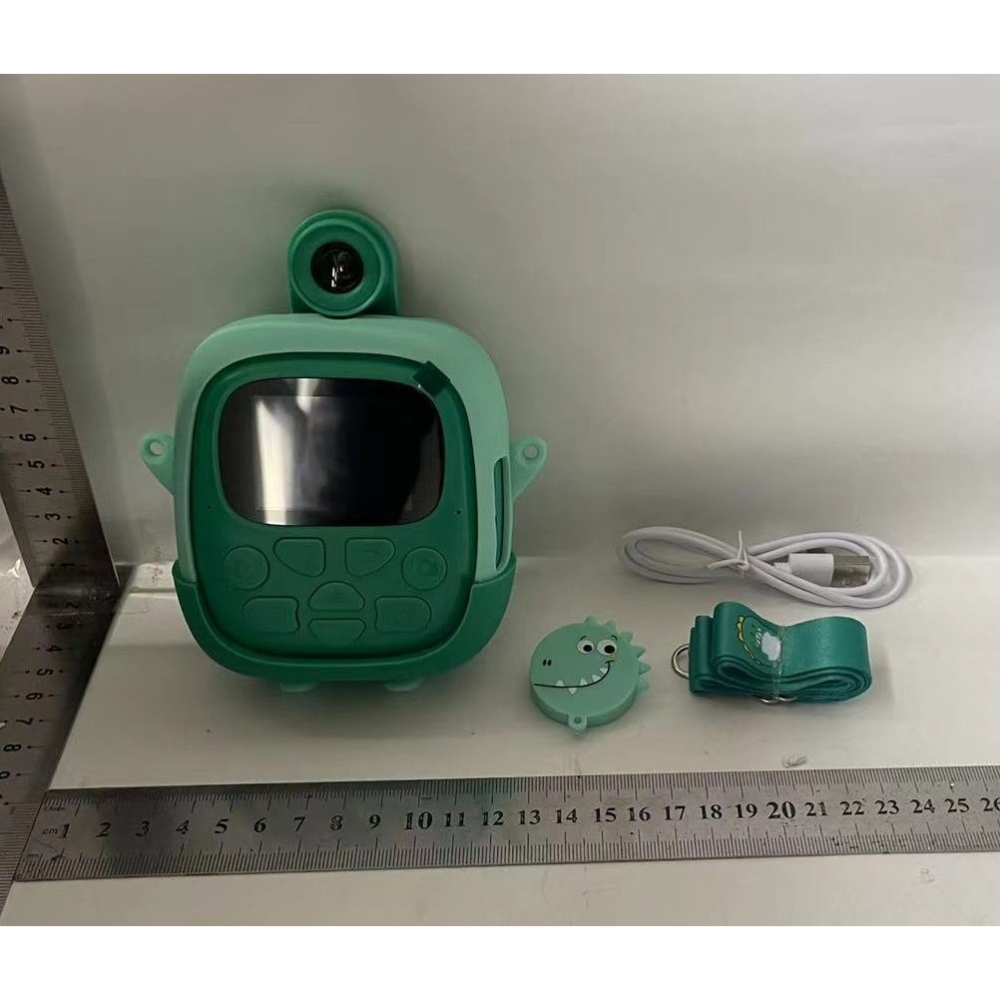 Camera instantanee pentru copii, model Dinozaur, imprimare alb-negru, ecran HD 2.4 inch [3]