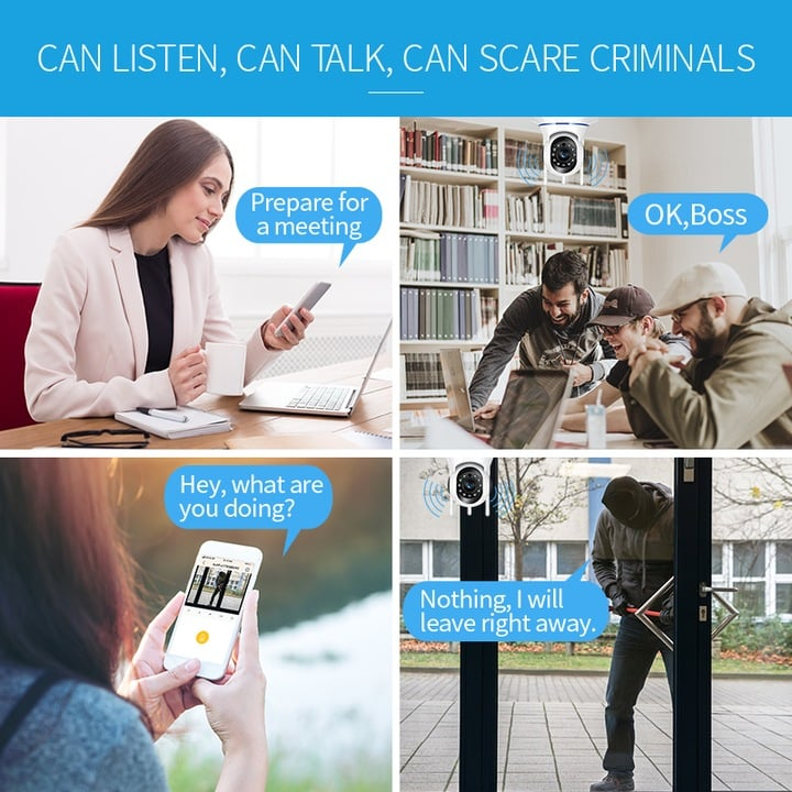 Camera IP Wireless Full HD 1080p – Cu Urmarire Automata si Audio Bidirectional [2]