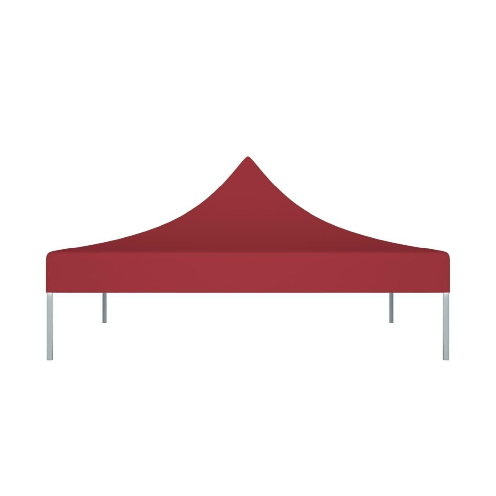 Copertina pentru pavilion, acoperis cort pliabil, rezistenta 420D, 3 x 3 m, rosu [6]