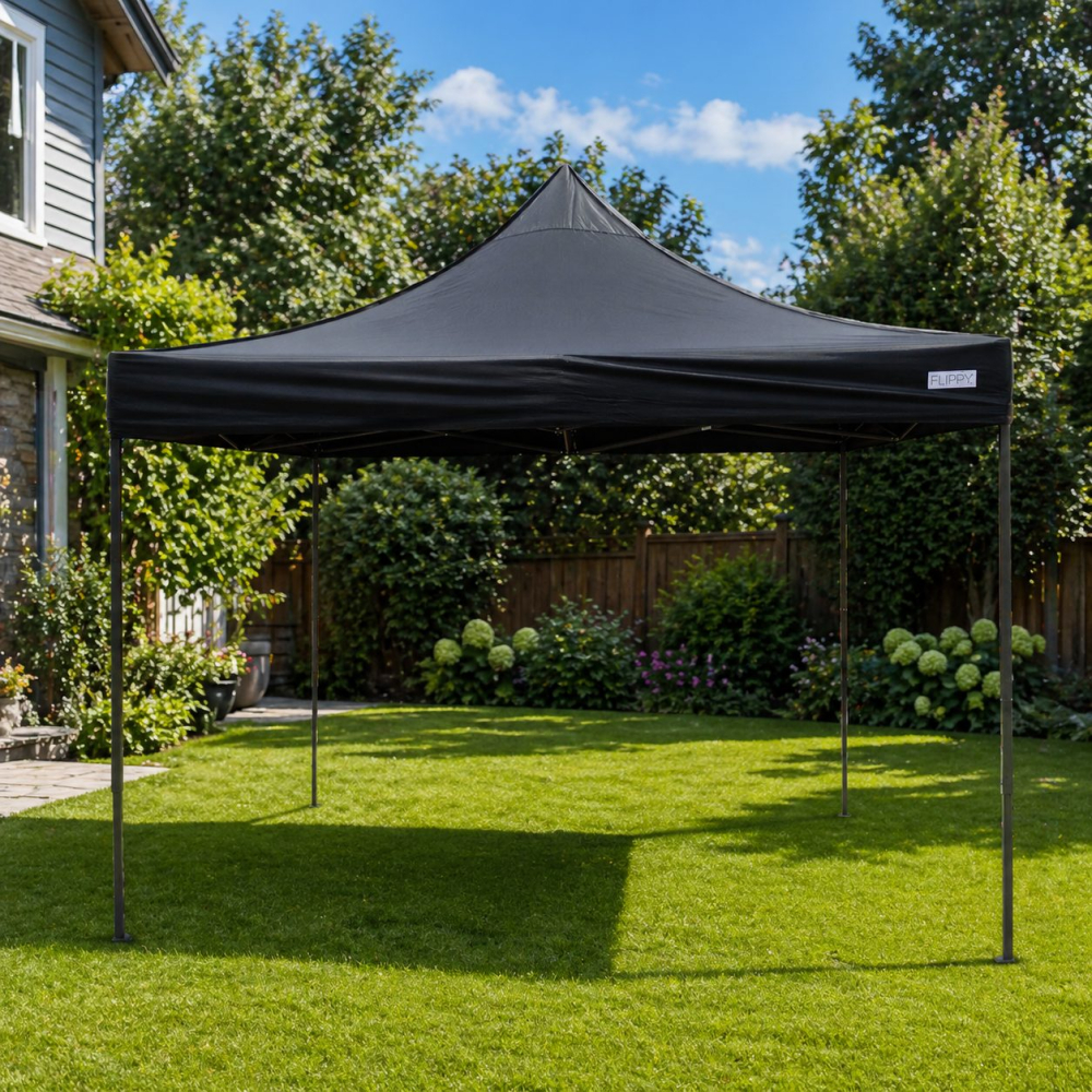 Cort pavilion pliabil 3x3m, cadru metal ranforsat, acoperis poliester Oxford 420D [3]