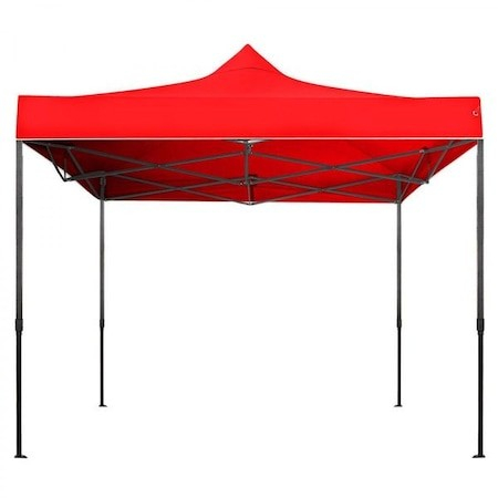 Cort pliabil pentru evenimente, cadru metalic, 2x3 m, rosu [3]