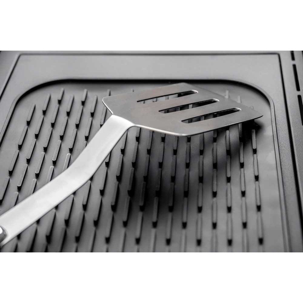 Covoras din silicon pentru scurgere vase, rezistent la temperaturi, 30x24 cm, negru [4]