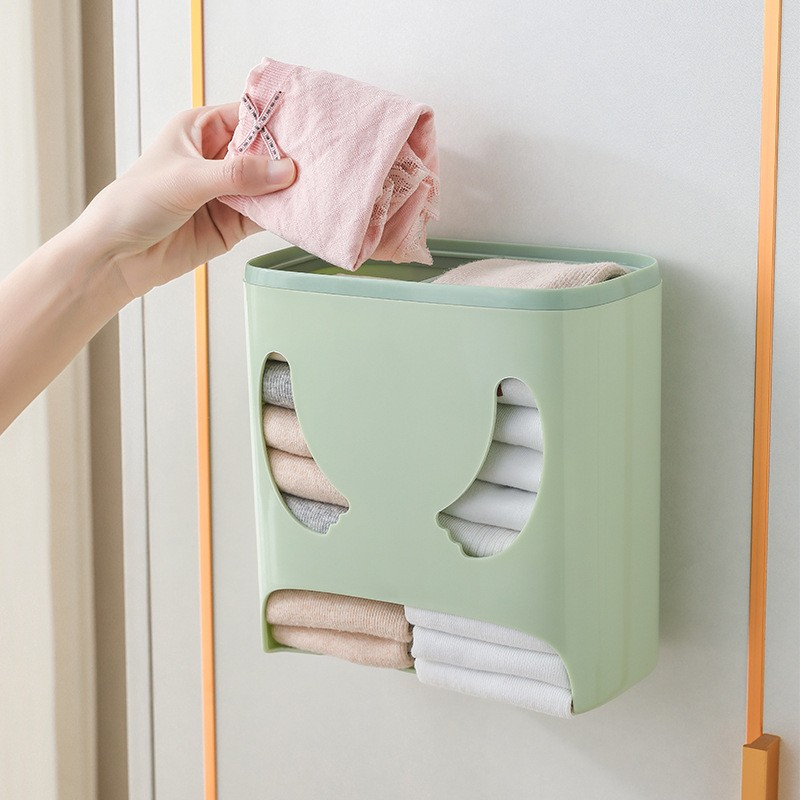 Cutie depozitare adeziva model urs, montare perete, 18x11x25 cm verde [3]