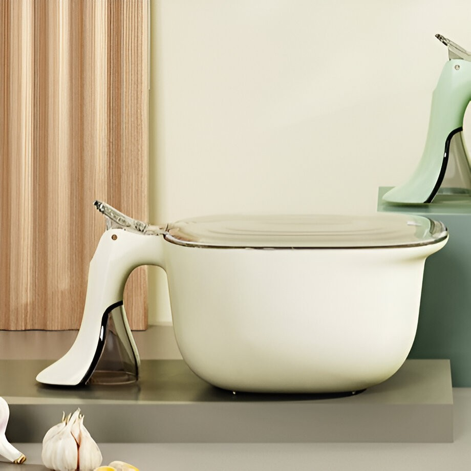 cutie depozitare condimente 4 compartimente crem plastic [4]