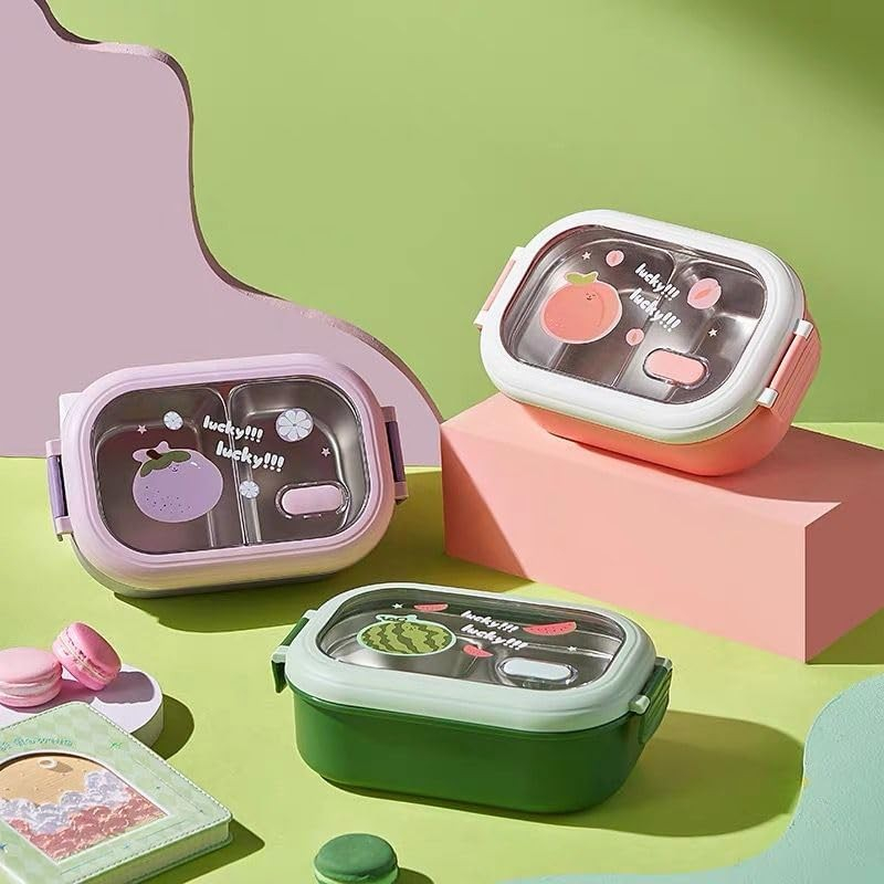 cutie pranz doua compartimente roz 1000ml [4]