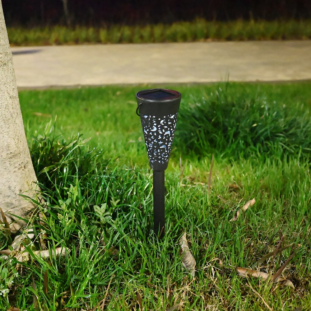 Decoratiune Solara pentru Gradina, Flippy, Tip Torta, Alb Rece [5]