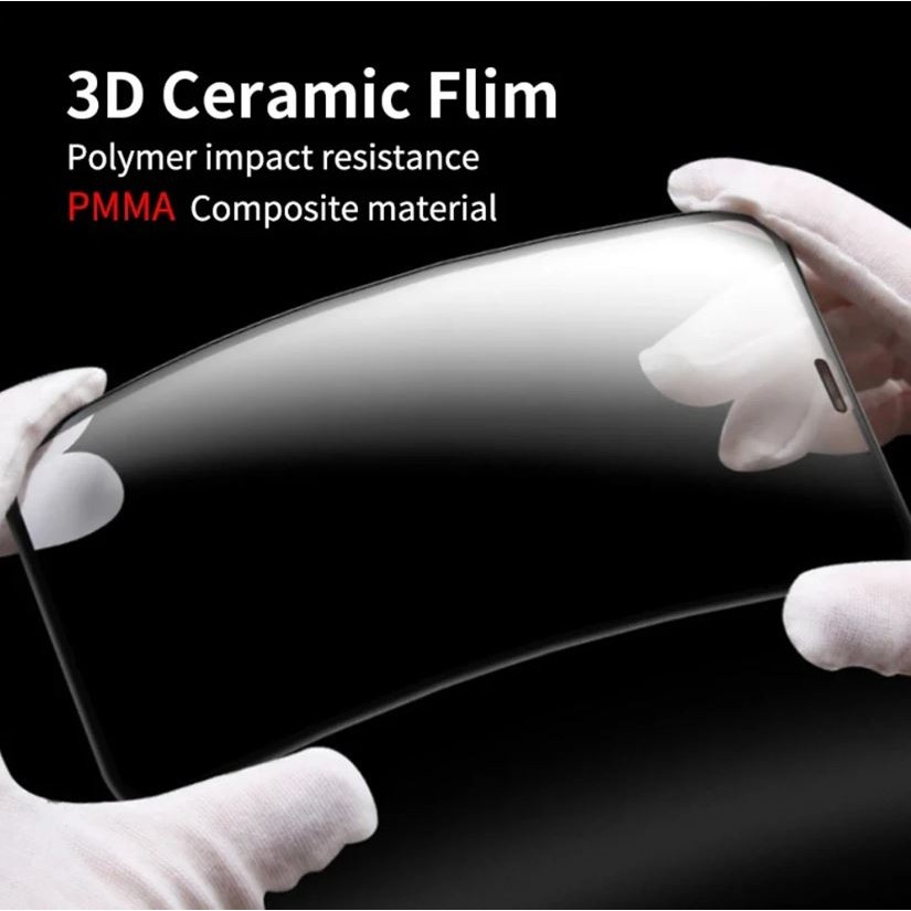 Folie protectie ecran ceramica, iPhone 16, margini negre, rezistenta 9H [3]