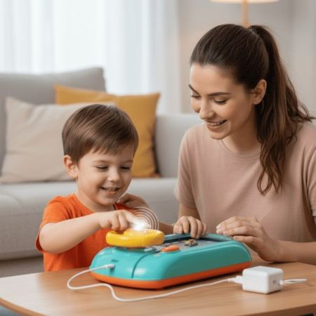 joc simulator condus volan interactiv copii albastru [5]