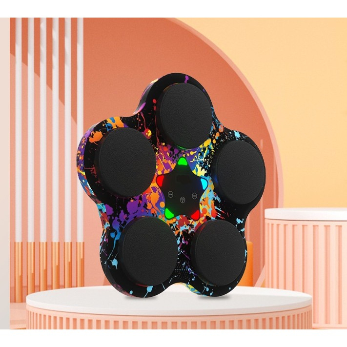 Jucarie de boxat cu muzica si lumini, contor lovituri, conexiune Bluetooth, montare perete [3]