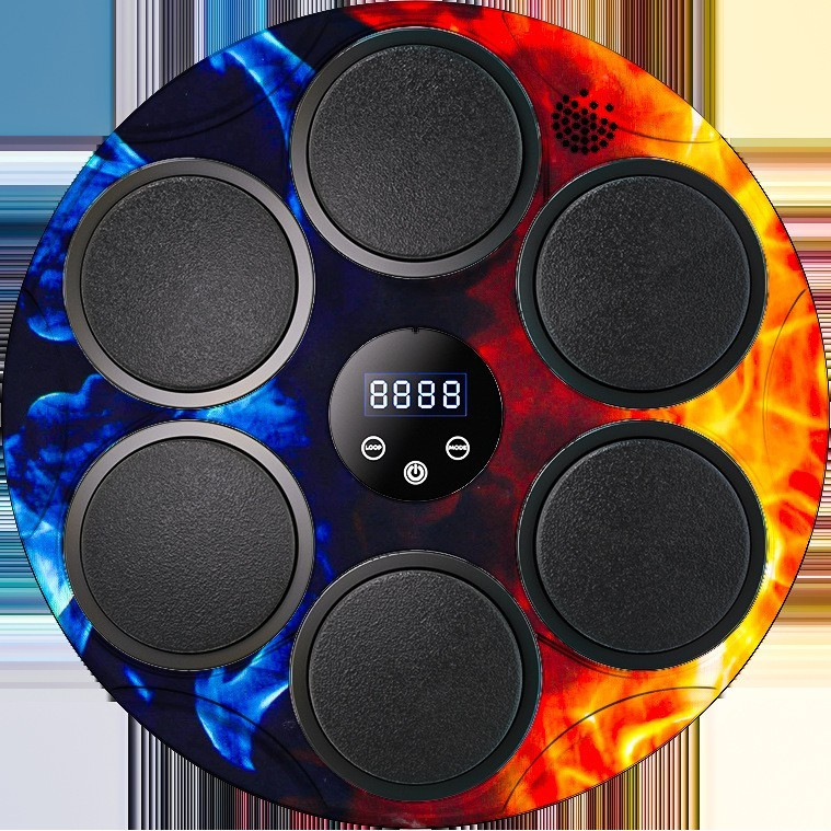 Jucarie de boxat interactiva, cu Bluetooth si lumini, montare cu ventuze, 44 cm diametru [3]