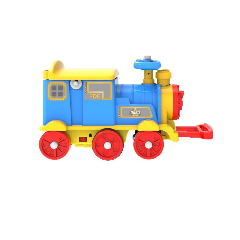 Jucarie locomotiva cu telecomanda, set prim ajutor, maner transport, plastic rezistent [5]